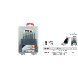 YT-4009 Set burghie pentru metal Yato