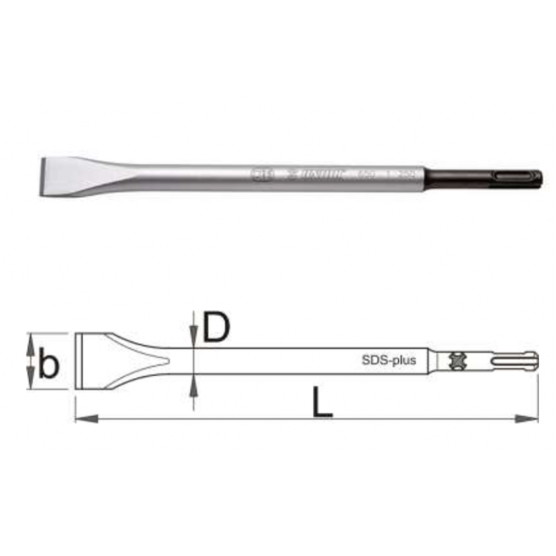 616831 UNIOR Dalta lata SDS plus lungime 250 mm