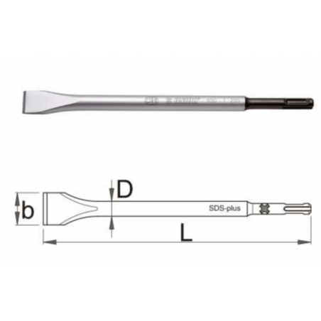 616831 UNIOR Dalta lata SDS plus lungime 250 mm