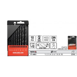 YATO YT-4461 Set burghie pentru metal HSS 