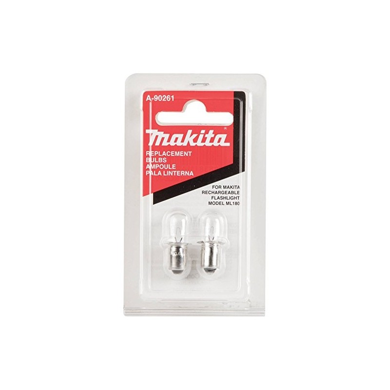 A-90261 MAKITA Set 2 becuri 18V pentru lanternele ML180 si BML185
