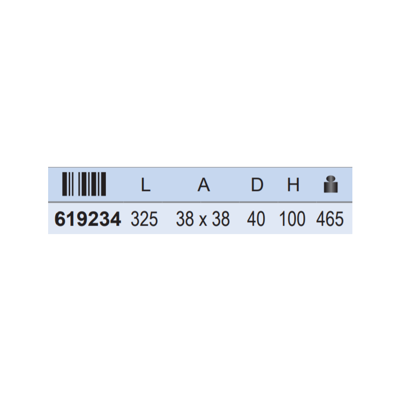 619234 UNIOR Ciocan tinichigerie de corectie lungime 325 mm 465 gr