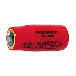 350181 UNIOR Cheie tubulara 1/2" 18x38mm izolata la 1000V