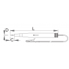 619856 UNIOR Tester auto 6-12 V lungime 110 mm