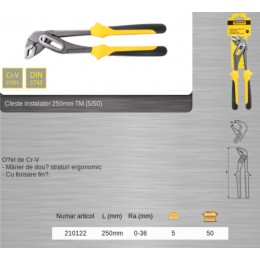 210122 TOPMASTER Cleste instalator deschidere 0-36 mm lungime 250 mm