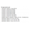 63-SET2 NEXUS Extractor inertial accesorii piese cu filet interior