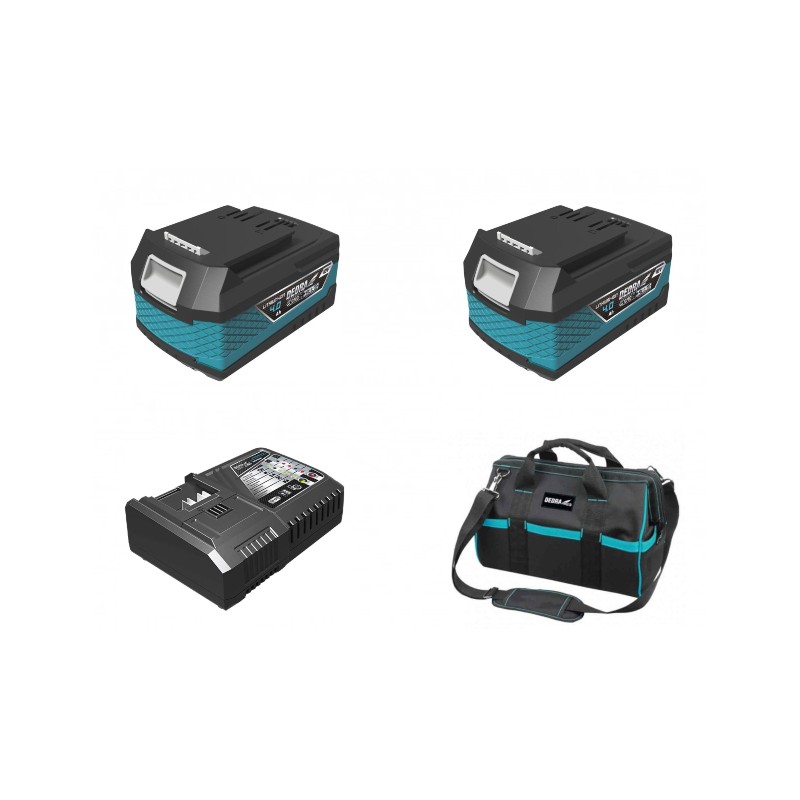 DED7194V DEDRA Suflanta 550m3/h, cu 2 acumulatori 4Ah, incarcator 125W