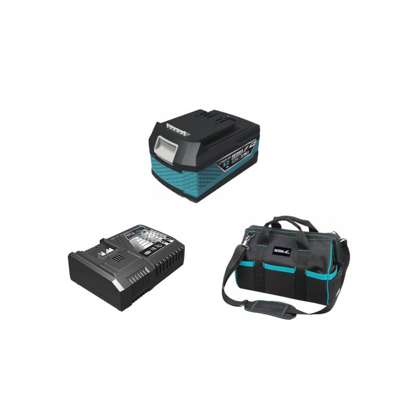 DED7085 DEDRA Masina lustruit 125mm, acumulator 5Ah, incarcator 125W