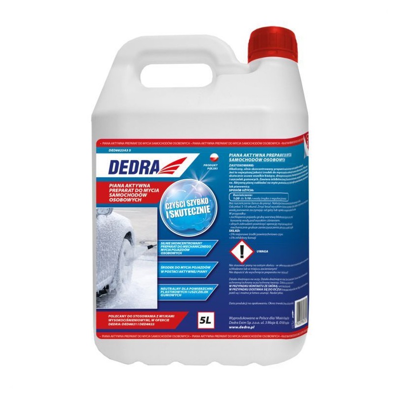 DED8823A35 DEDRA Spuma activa 5L pentru spalat auto