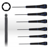 92600 EKLIND Set 6 surubelnite profil hexagon cu bila,metric,1.3mm-4mm