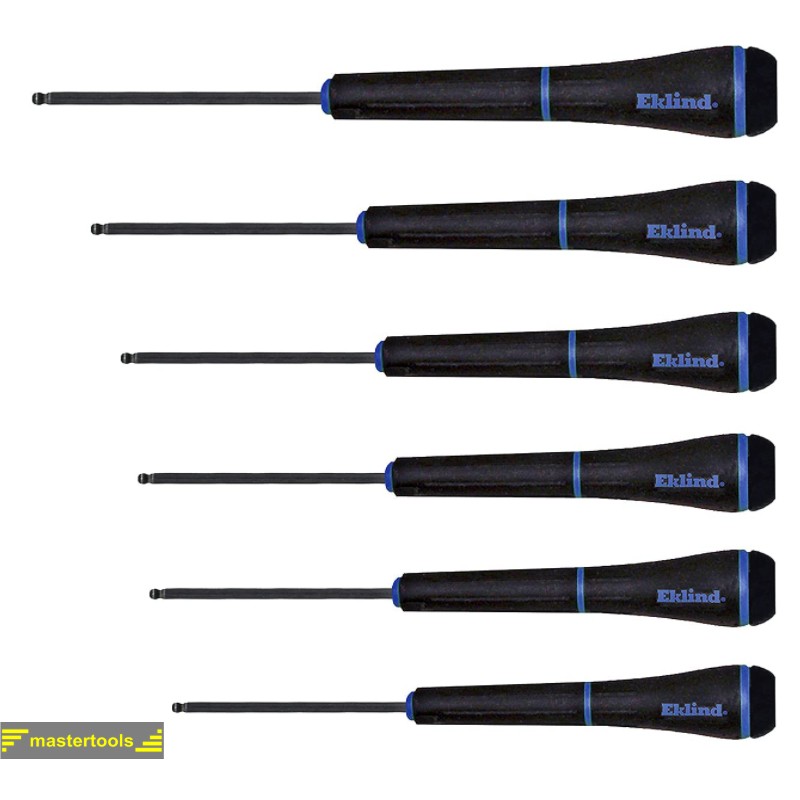 92600 EKLIND Set 6 surubelnite profil hexagon cu bila,metric,1.3mm-4mm