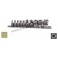 330148 TOPMASTER Set tubulare 10 piese E-Torx prindere patrat 1/4-3/8