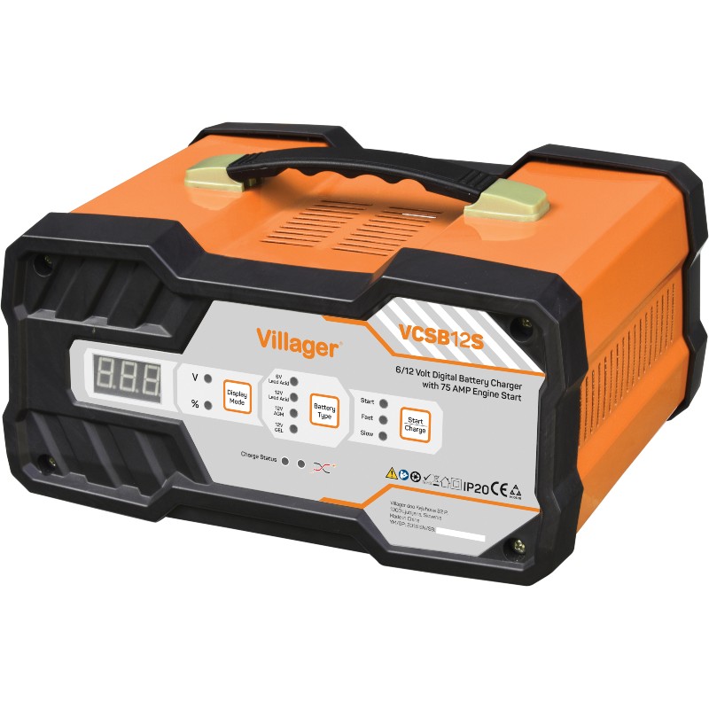 055699 VILLAGER Redresor si starter VCSB 12S, 6/12V, 350W, 12x2A