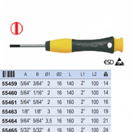 55465 EGAMASTER Surubelnita dreapta latime varf 5/32" grosime 5/32"