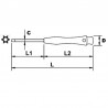 64762 EGAMASTER Surubelnita TORX cu gaura TTX7 lungime 140 mm ESD