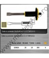 329920 TOPMASTER Dalta cu protectie lungime 300 mm latime tais 26 mm