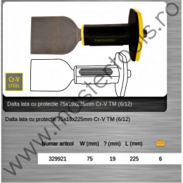 329921 TOPMASTER Dalta lata cu protectie lungime 225x75x19 mm