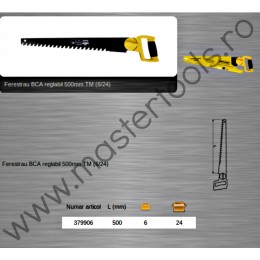 379906 TOPMASTER Ferastrau BCA unghi reglabil lungime 500 mm