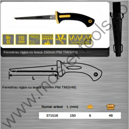 371518 TOPMASTER Ferastrau pentru rigips cu teaca lungime 150 mm