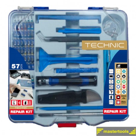 11501570042 TIVOLY Trusa 57 accesorii intretinere reparatie smartphone