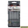 11501570038 TIVOLY Trusa biti accesorii aplicatii precizie, 17 piese