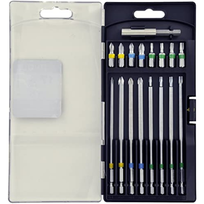 11501570038 TIVOLY Trusa biti accesorii aplicatii precizie, 17 piese