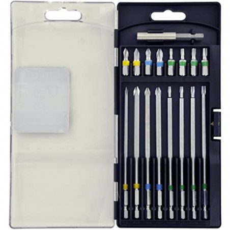 11501570038 TIVOLY Trusa biti accesorii aplicatii precizie, 17 piese