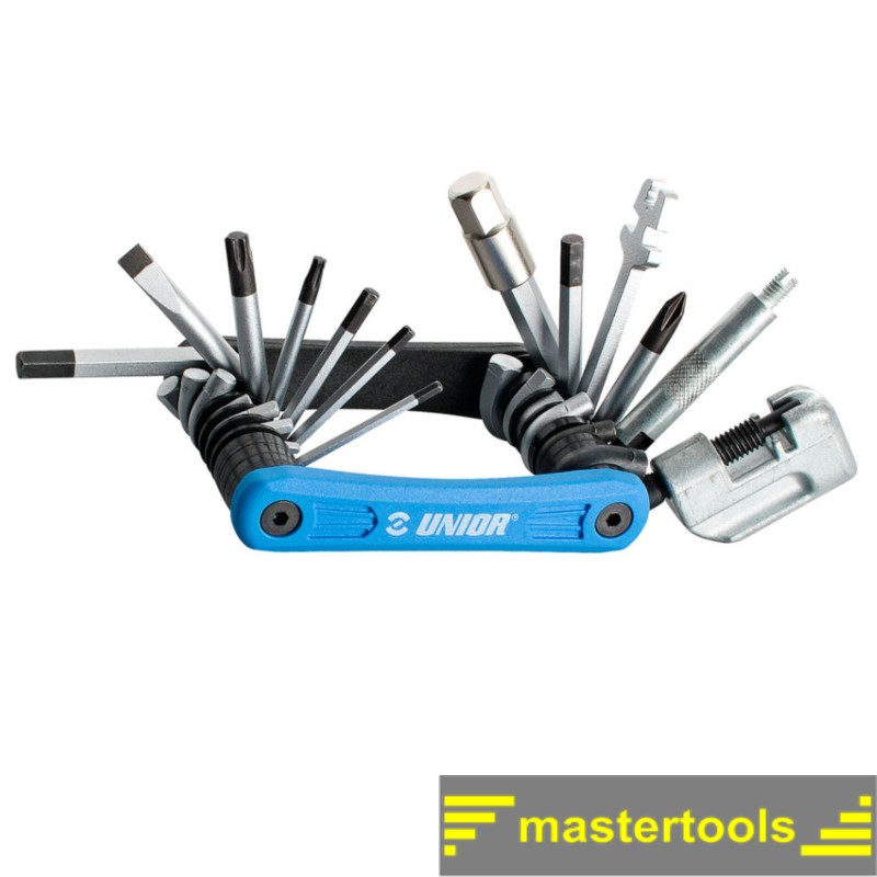 625790 UNIOR Multitool EURO17 Tip briceag pentru bicicleta,17 piese.