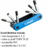 625793 UNIOR Multitool EURO6 Tip briceag pentru bicicleta, 6 piese.