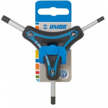 624027 UNIOR Cheie hexagonala cu trei picioare 4-5-6 mm 624027 UNIOR Cheie hexagonala cu trei picioare 4-5-6 mm