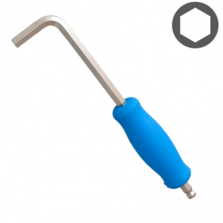 623145 UNIOR Cheie hexagonala 5 mm cu cap sferic si maner, tip L.