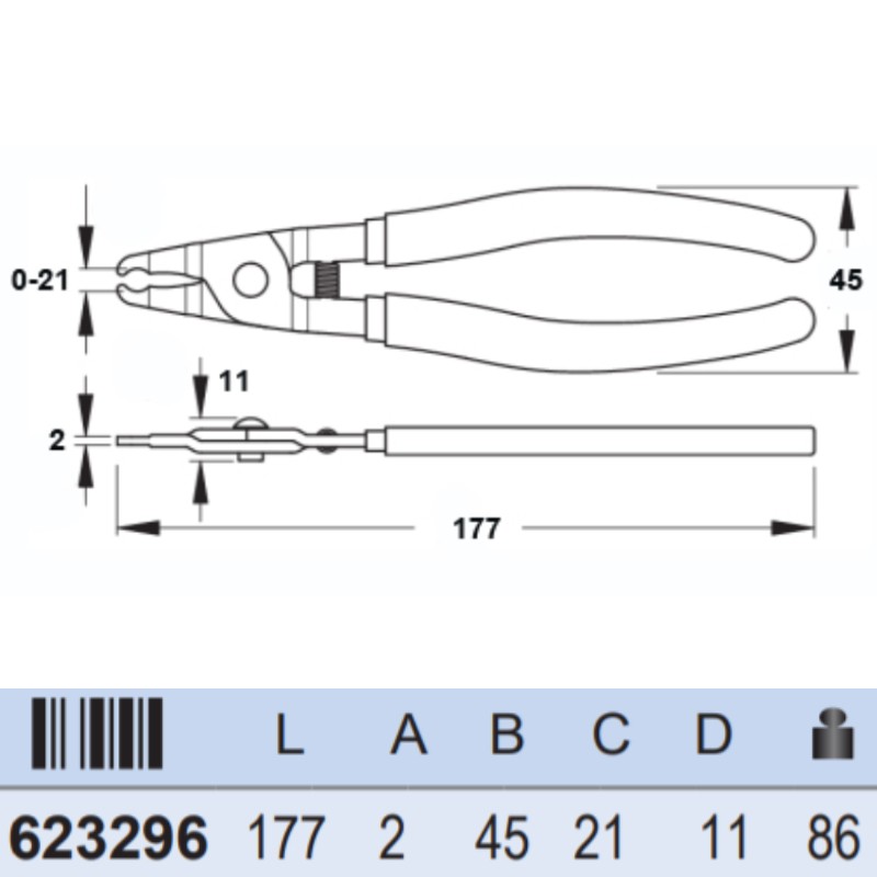623296 UNIOR Cleste pentru demontat sigurante de lant Master Link