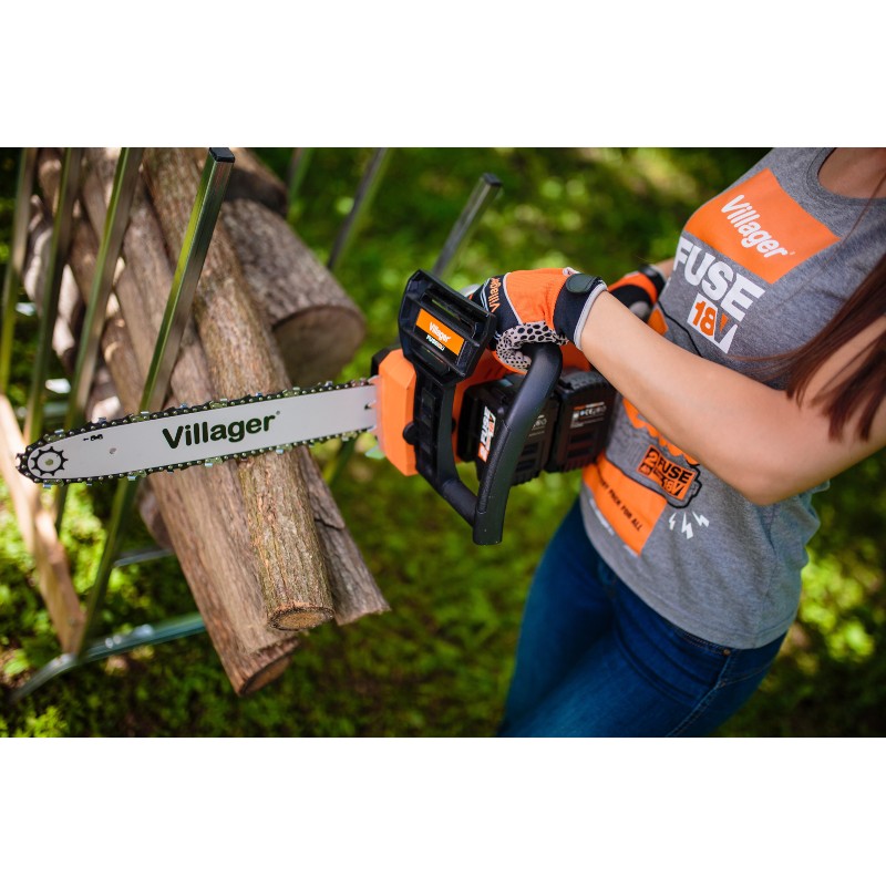 056369 VILLAGER Drujba VBT 1440, 350mm, fara 2 acumulatori Li-Ion 18V