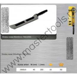350510 TOPMASTER Rindea metal pentru rigips latime 40mm lungime 250mm