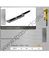 350510 TOPMASTER Rindea metal pentru rigips latime 40mm lungime 250mm