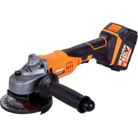 056359 VILLAGER Polizor unghiular VLN4320,115mm, cu acumulator 18V 4Ah