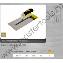 320114 TOPMASTER Gletiera dreapta lungime 280 mm latime 130 mm
