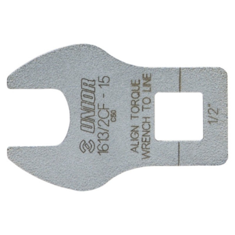 629071 UNIOR Cheie pentru pedala deschidere 15 mm patrat 1/2" Crowfoot