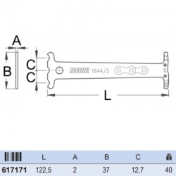 617171 UNIOR Indicator de uzura lant 1644/2
