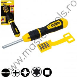 0-68-010 STANLEY Set 10 biti cu prelungitor tip surubelnita