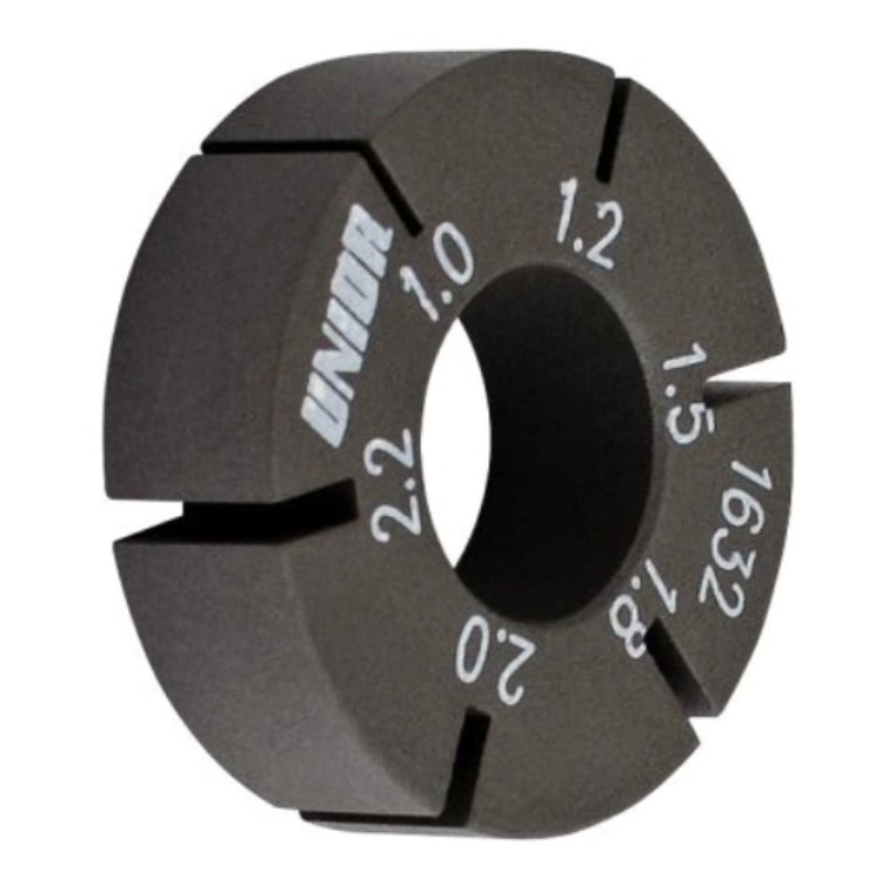 617588 UNIOR Cheie pentru fixarea spitelor 1-1.2-1.5-1.8-2-2.2 mm.