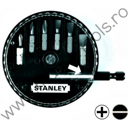 1-68-739 STANLEY Set biti cu prelungitor magnetic
