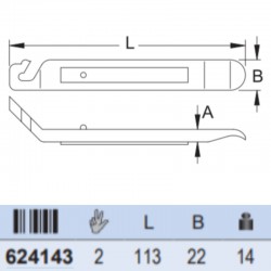 624143 UNIOR Set 2 leviere verde pentru anvelope bicicleta.