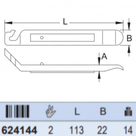 624144 UNIOR Set 2 leviere, rosu, pentru anvelope bicicleta.