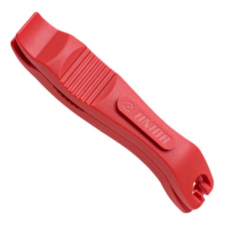 624144 UNIOR Set 2 leviere, rosu, pentru anvelope bicicleta.