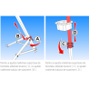 623222 UNIOR Stand reparare biciclete,falca cu piulita reglabila.