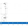 621471 UNIOR Stand pentru reparare biciclete, cu placa fixa.