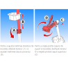 621471 UNIOR Stand pentru reparare biciclete, cu placa fixa.