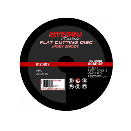 G12510S STERN Disc abraziv metal-inox polizor unghiular 125x1mm