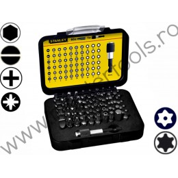 1-13-902 STANLEY Set biti cu prelungitor magnetic